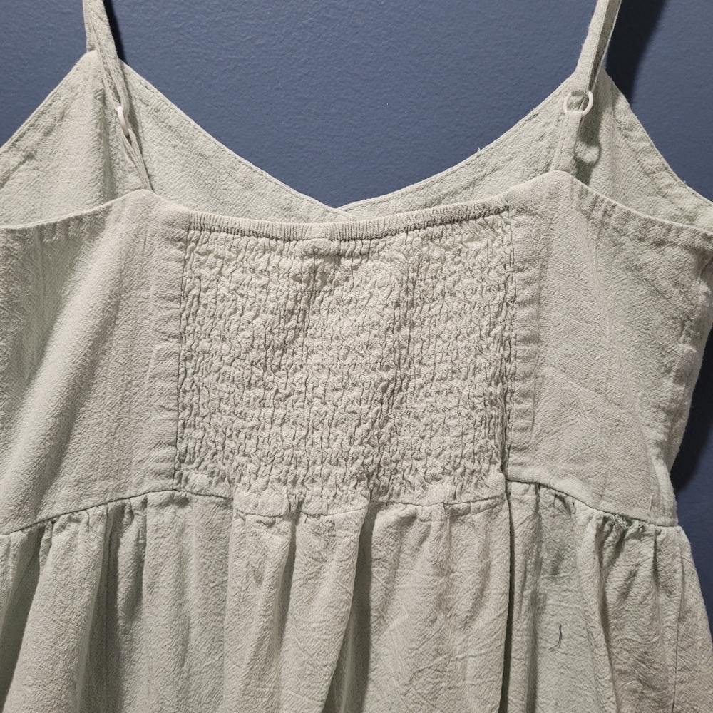 Tea Green Midi Summer Dress